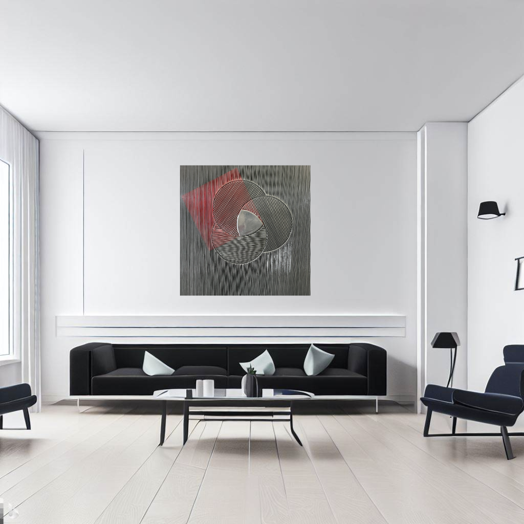 Capricho "Una mirada desde el abismo" Versión 96x96 cms