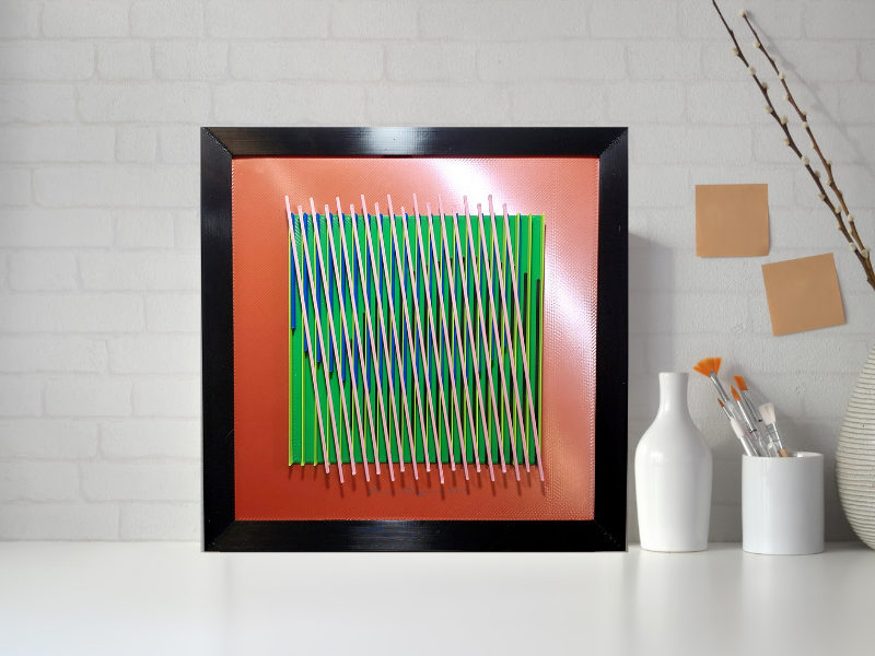 Capricho "Melocotón", Versión 33x33cms