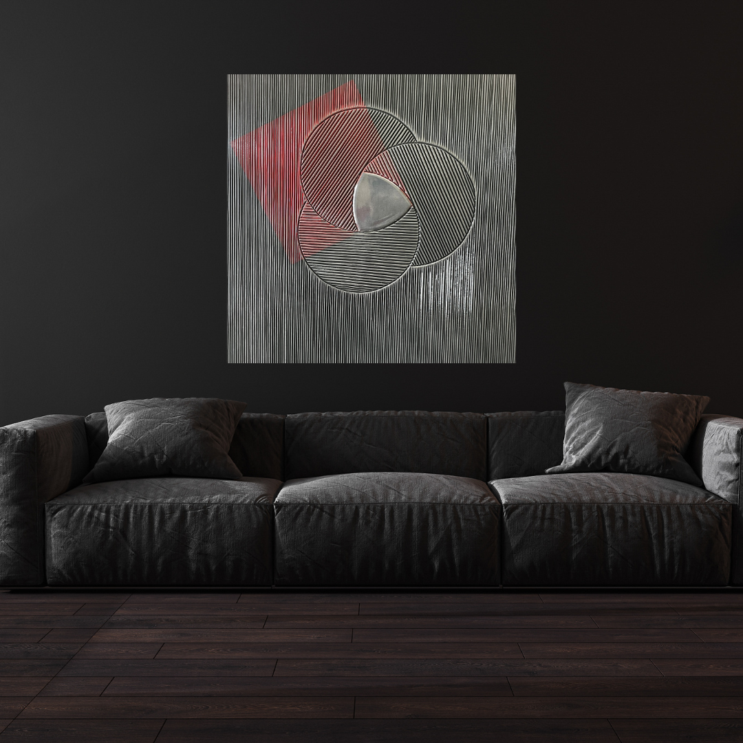 Capricho "Una mirada desde el abismo" Versión 96x96 cms