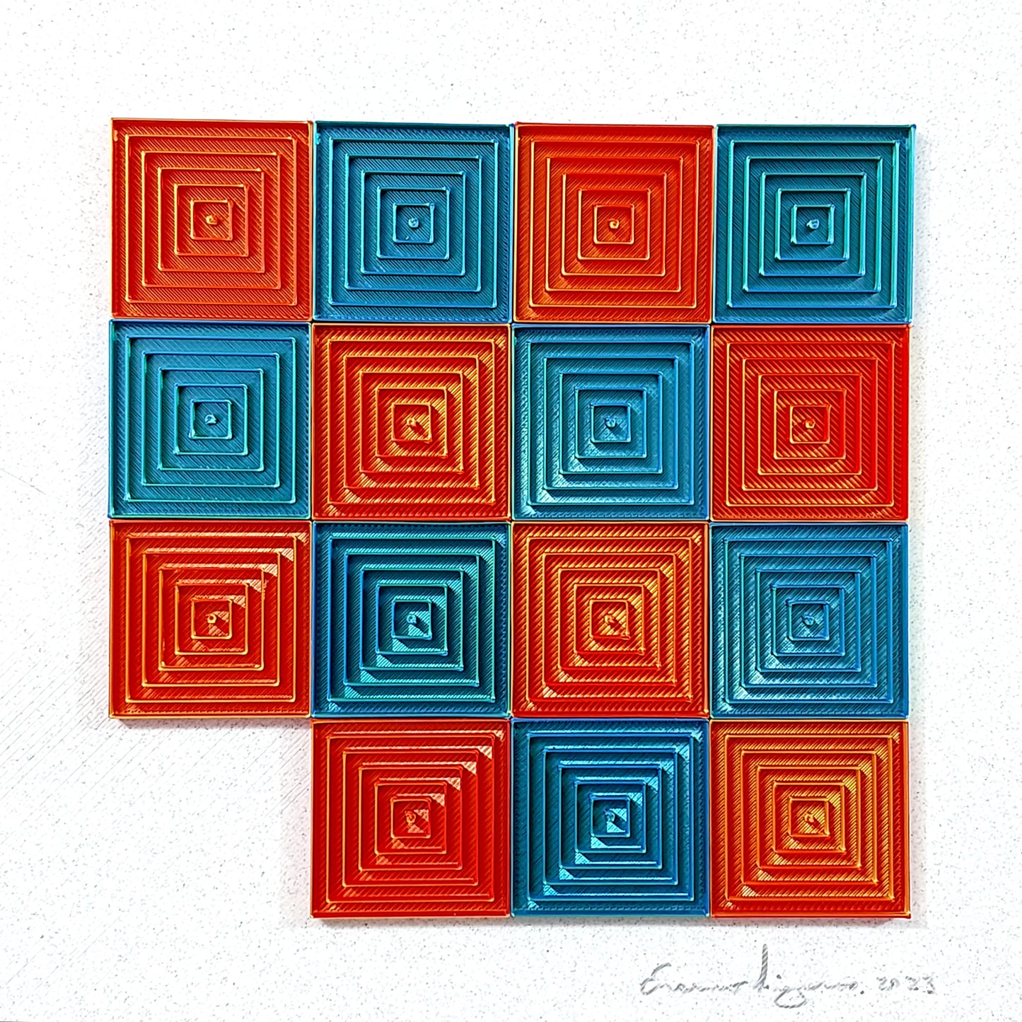 Caprichos version 33x33 cms