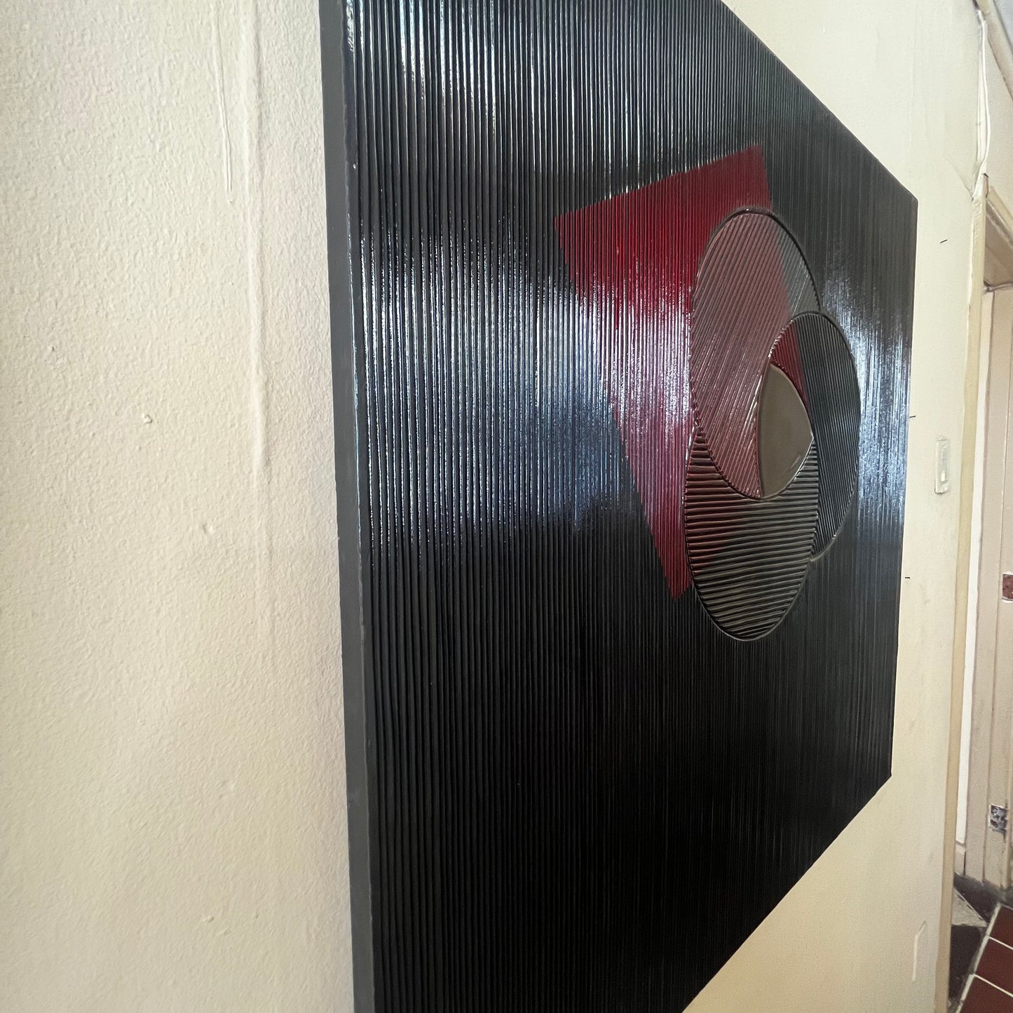 Capricho "Una mirada desde el abismo" Versión 96x96 cms