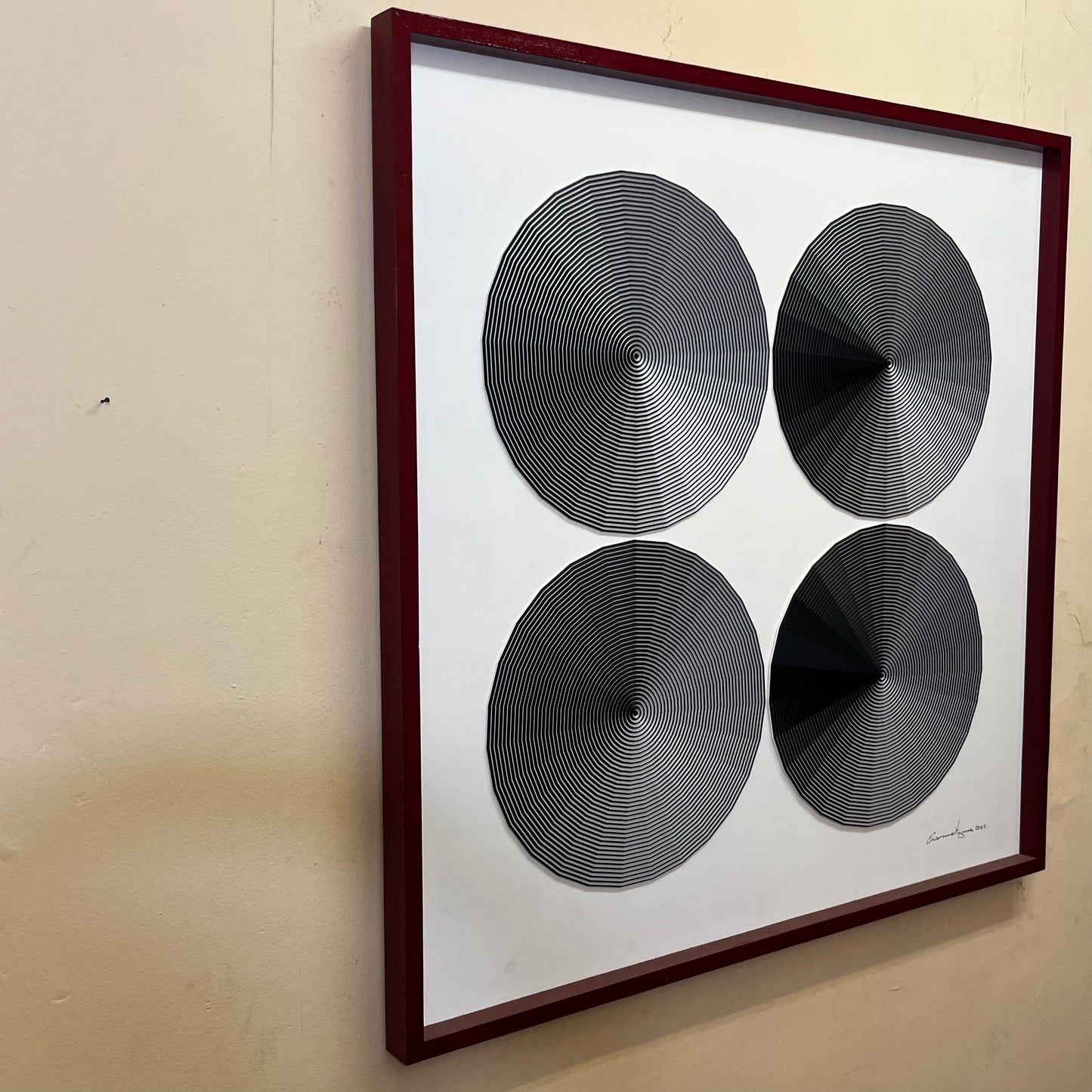 Capricho "Cuatro miradas al abismo" Versión 100x100 cms