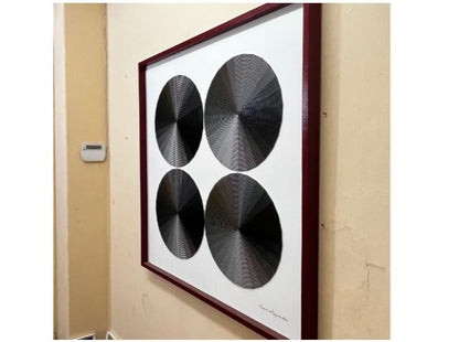 Capricho "Cuatro miradas al abismo" Versión 100x100 cms