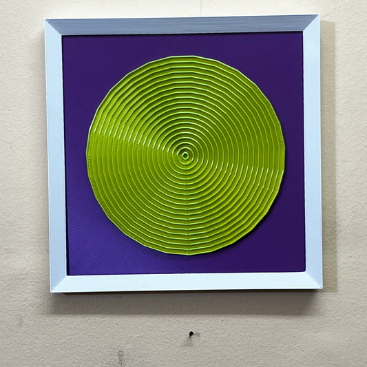 Capricho "Mirada al abismo" versión 25x25 cms 100%